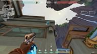 Use the Interceptor above the B Site wooden box (Image via Riot Games)